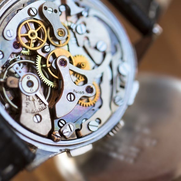 Vintage watch mechanism Uhrmechanismus